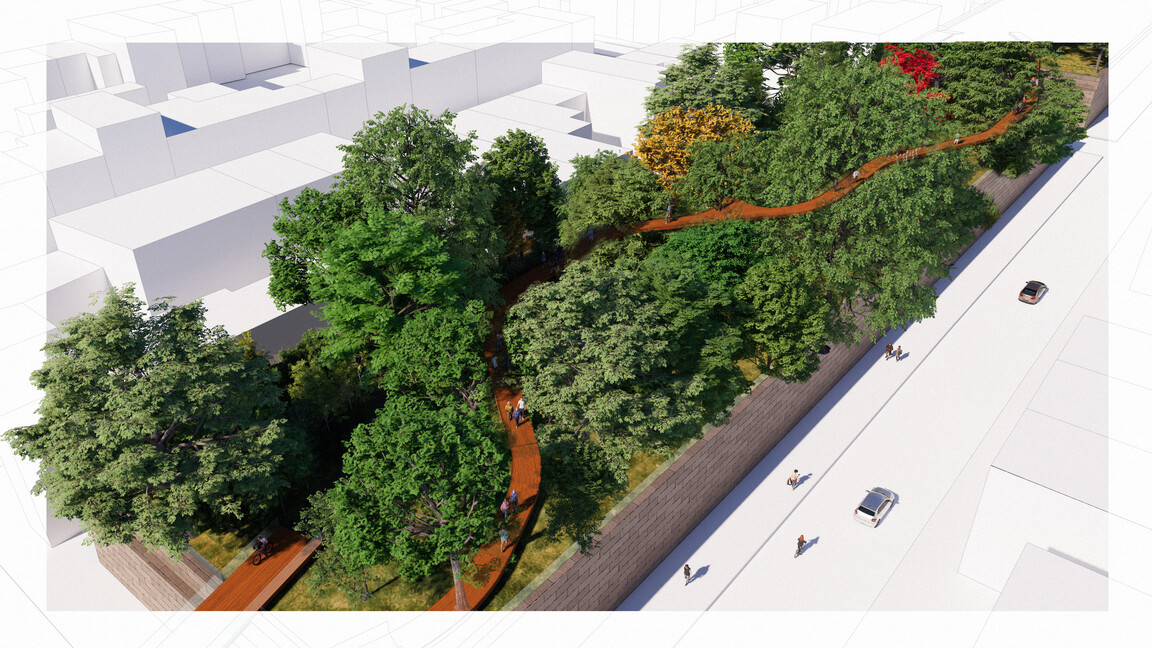 Block 5 passive landscape aerial view